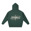 Graphic Back Print Oversized Boxy Hoodie