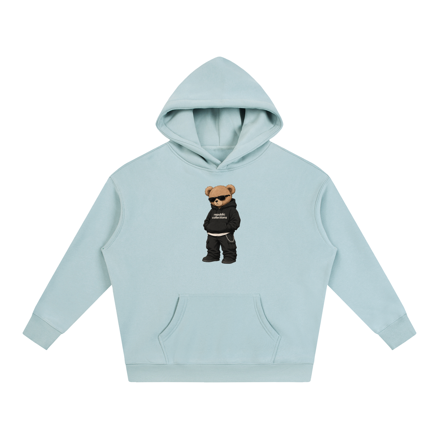 Graphic Bear Oversized Hoodie
