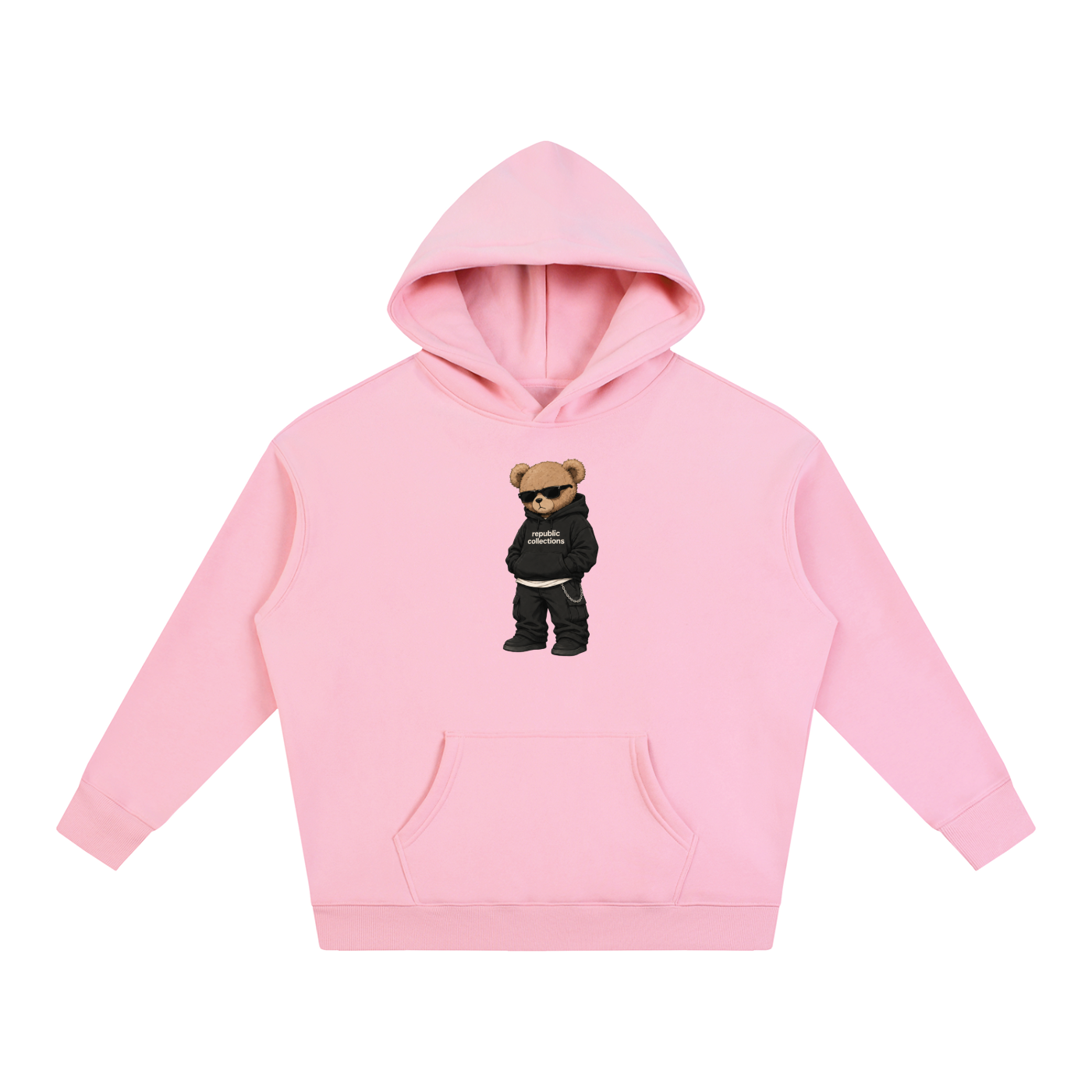 Graphic Bear Oversized Hoodie