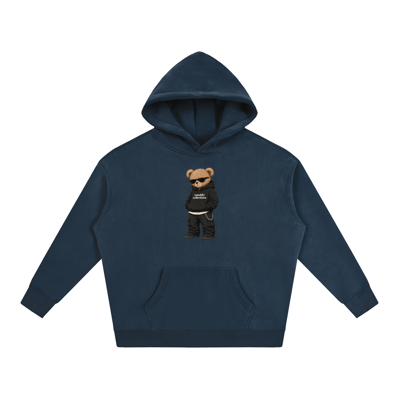 Graphic Bear Oversized Hoodie