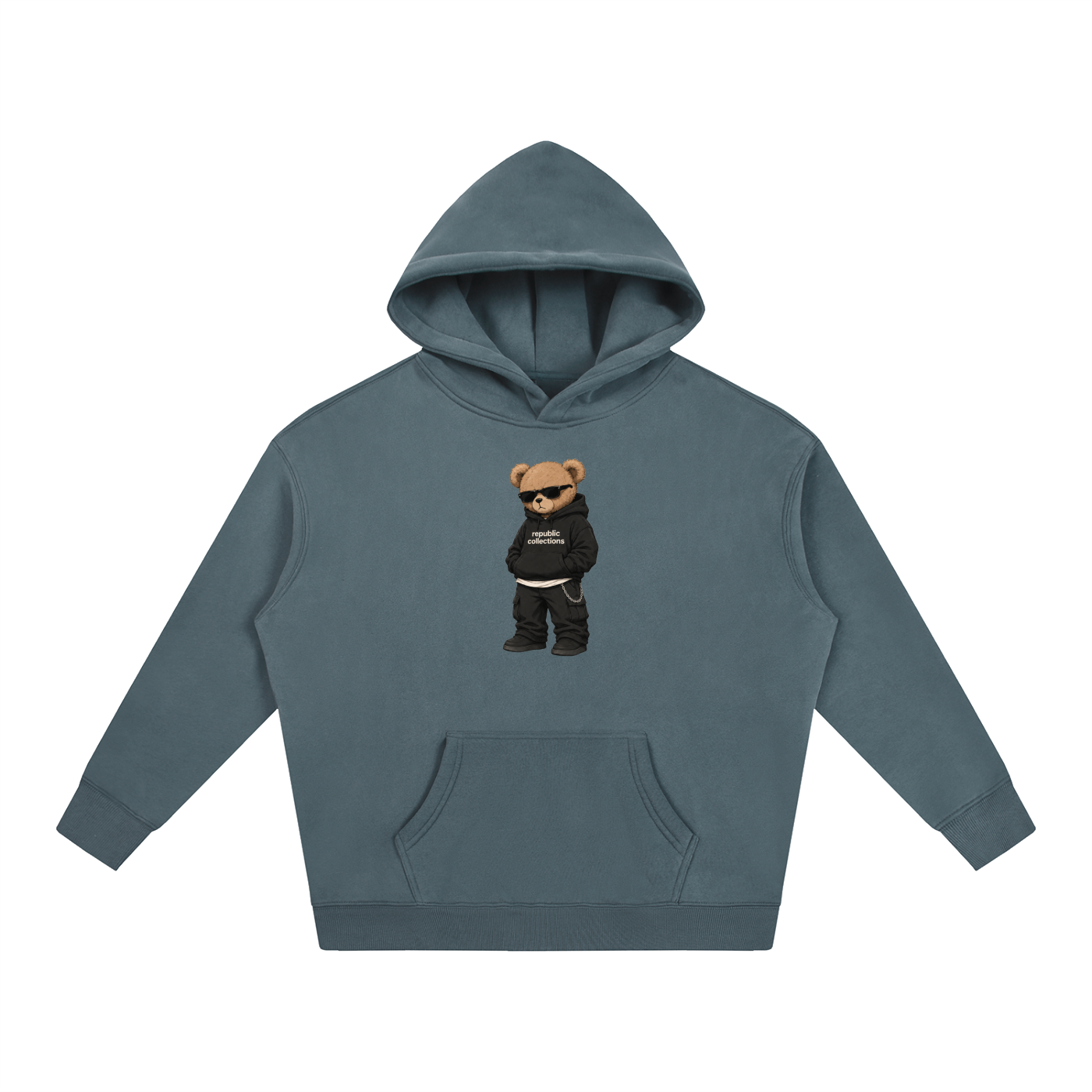 Graphic Bear Oversized Hoodie