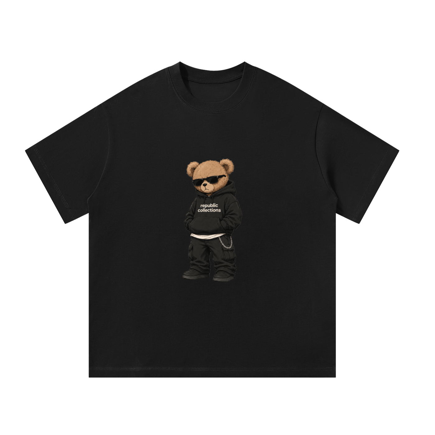 Bear Graphic Oversized T-Shirt