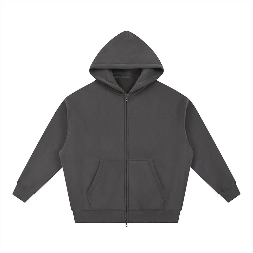 Graphic Back Print Oversized Boxy Hoodie