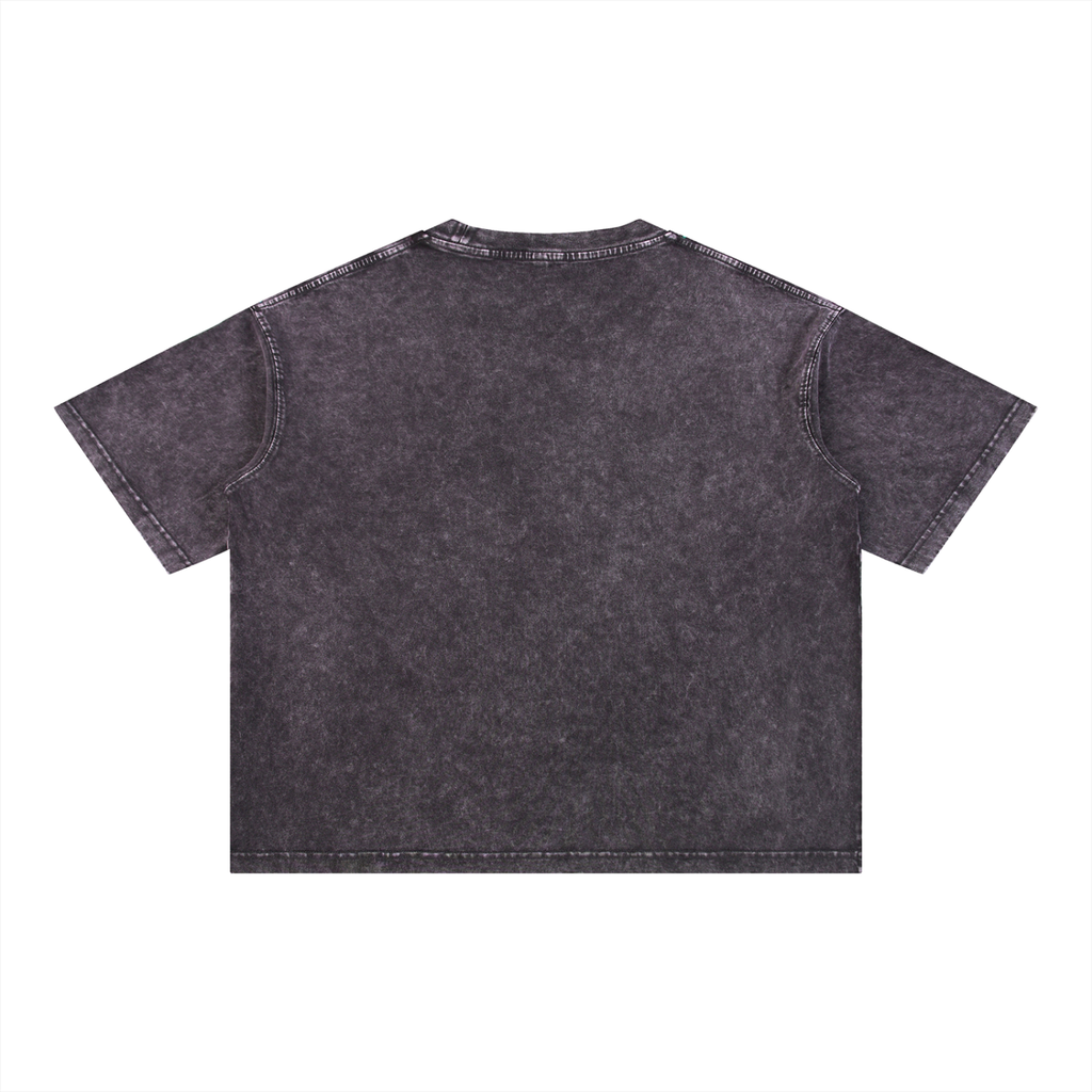 Card Collection Washed Boxy T-Shirt