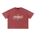 Washed Boxy Graphic Logo Tee