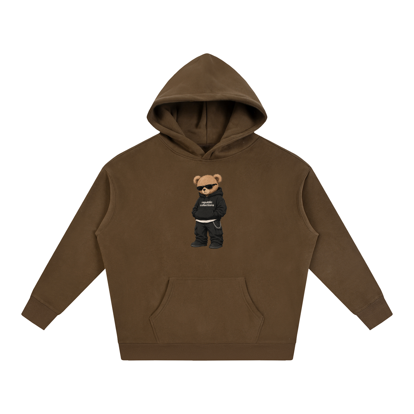 Graphic Bear Oversized Hoodie