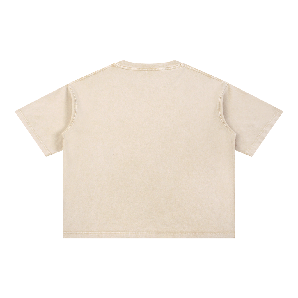 Card Collection Washed Boxy T-Shirt