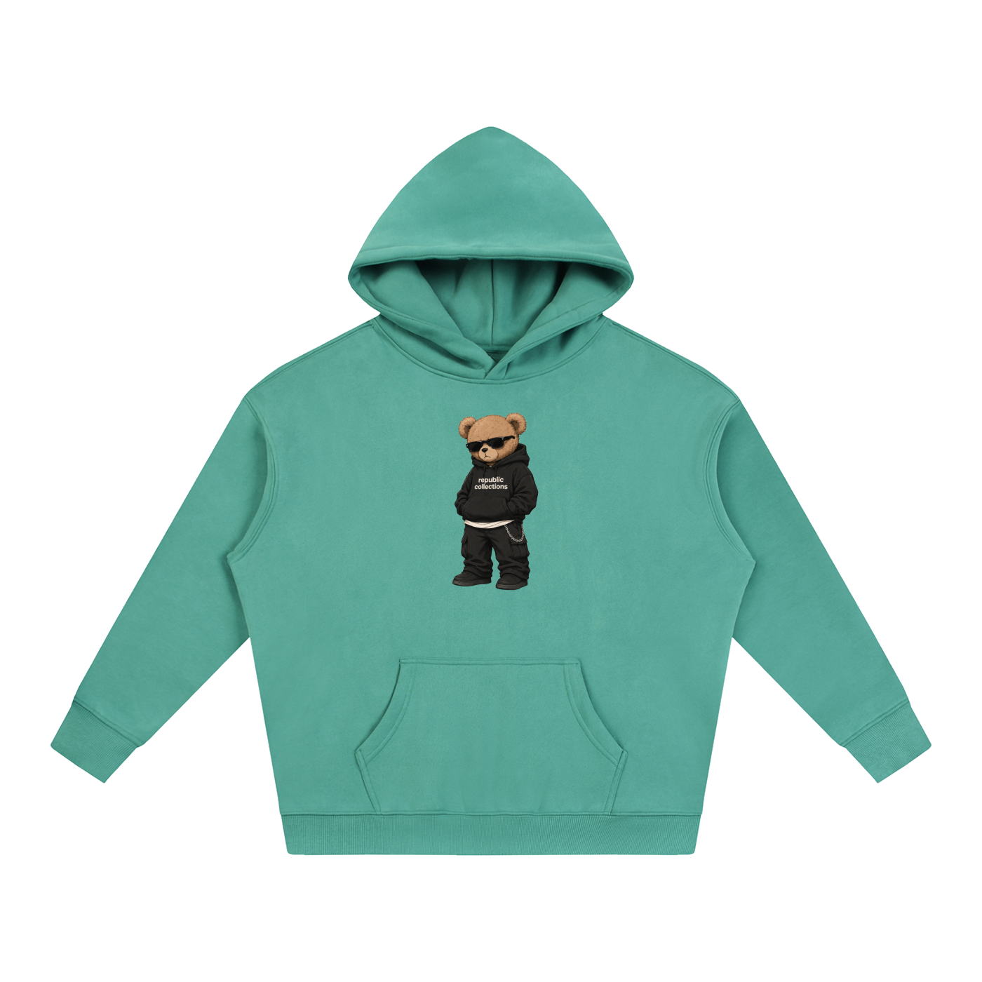 Graphic Bear Oversized Hoodie