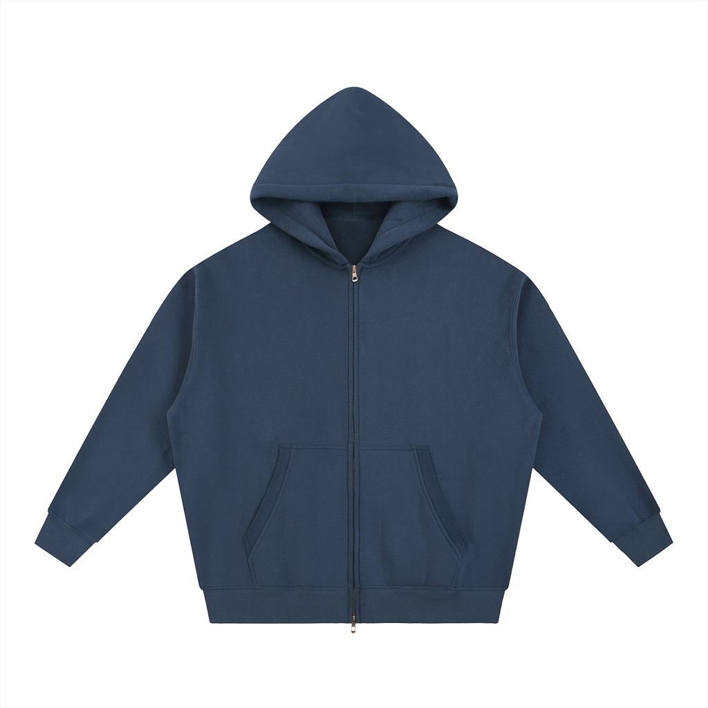Graphic Back Print Oversized Boxy Hoodie
