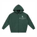 Classic Oversized Boxy Zip Hoodie