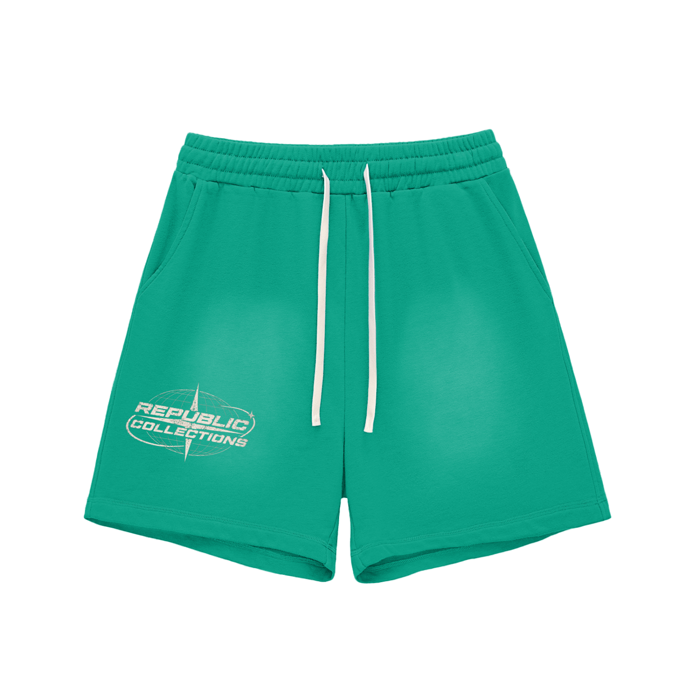 Faded Graphic Shorts