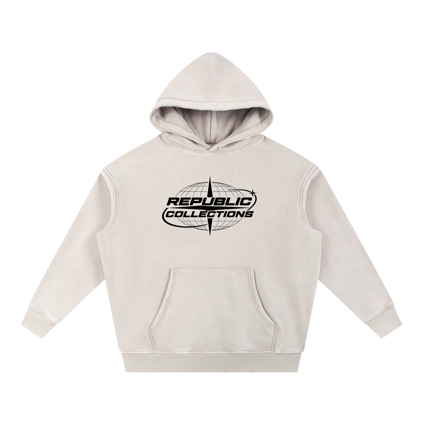 Washed Graphic Oversize Hoodie
