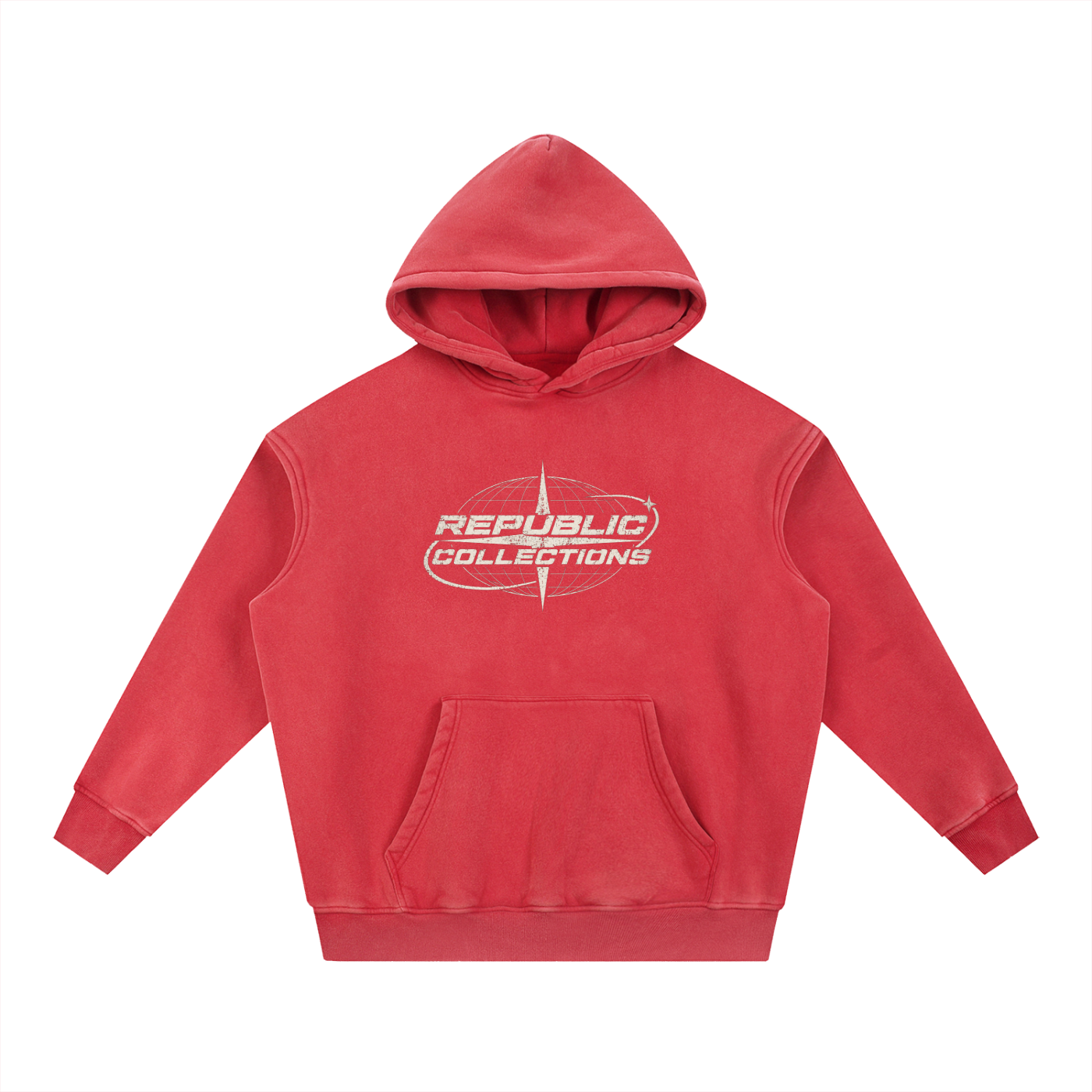 Washed Graphic Oversize Hoodie