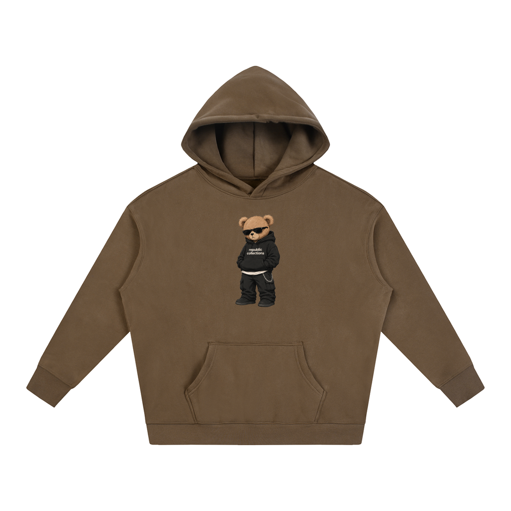 Graphic Bear Oversized Hoodie