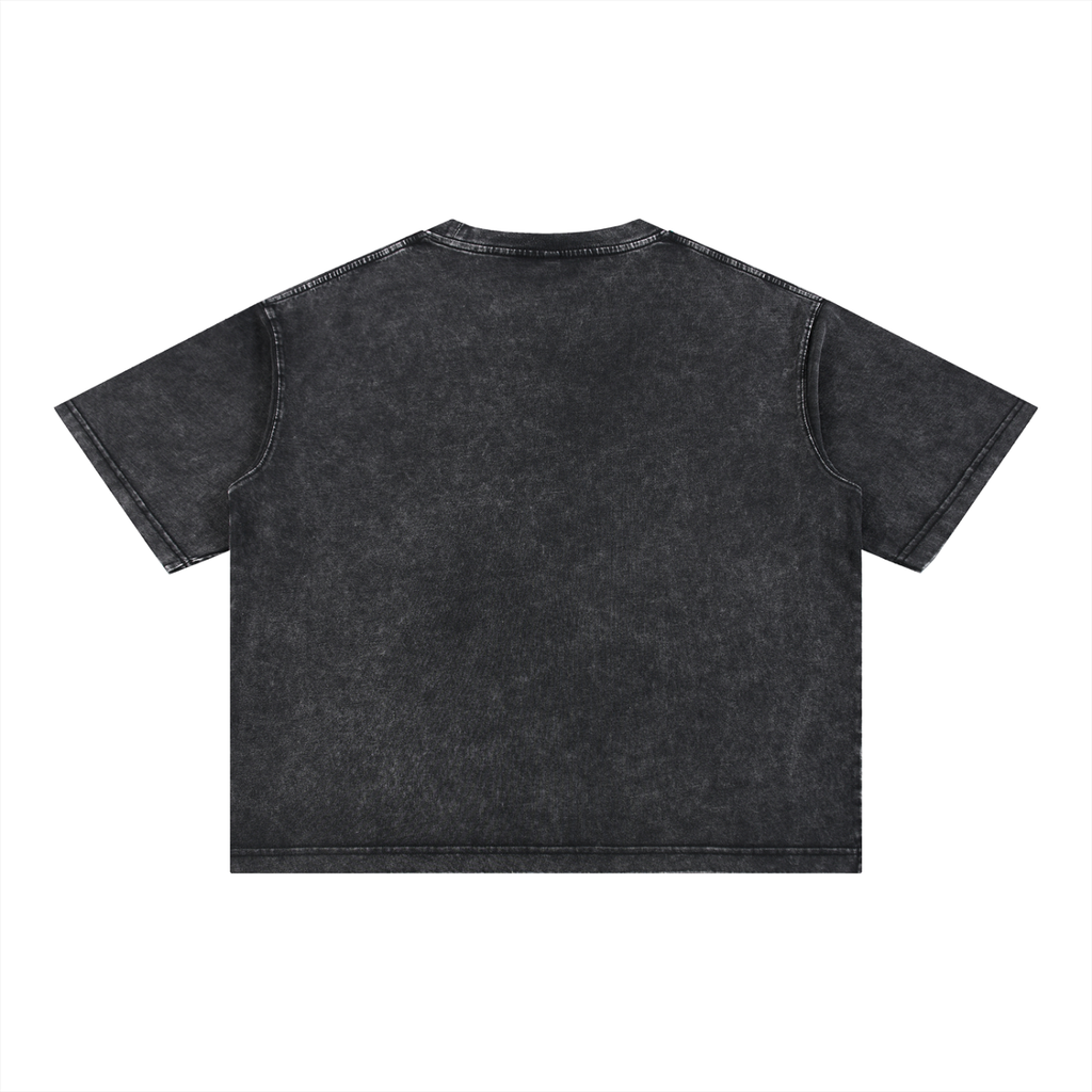 Card Collection Washed Boxy T-Shirt