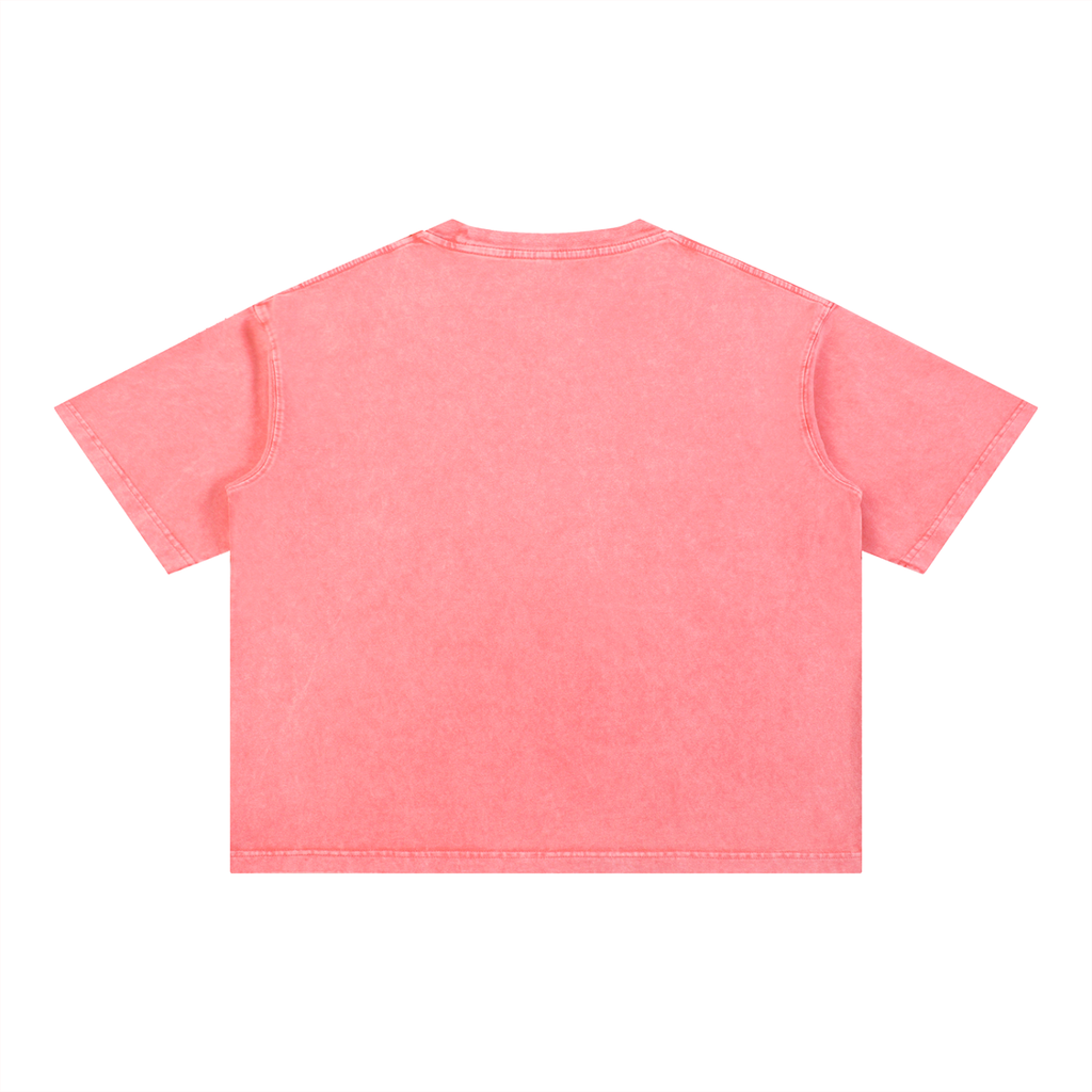 Card Collection Washed Boxy T-Shirt
