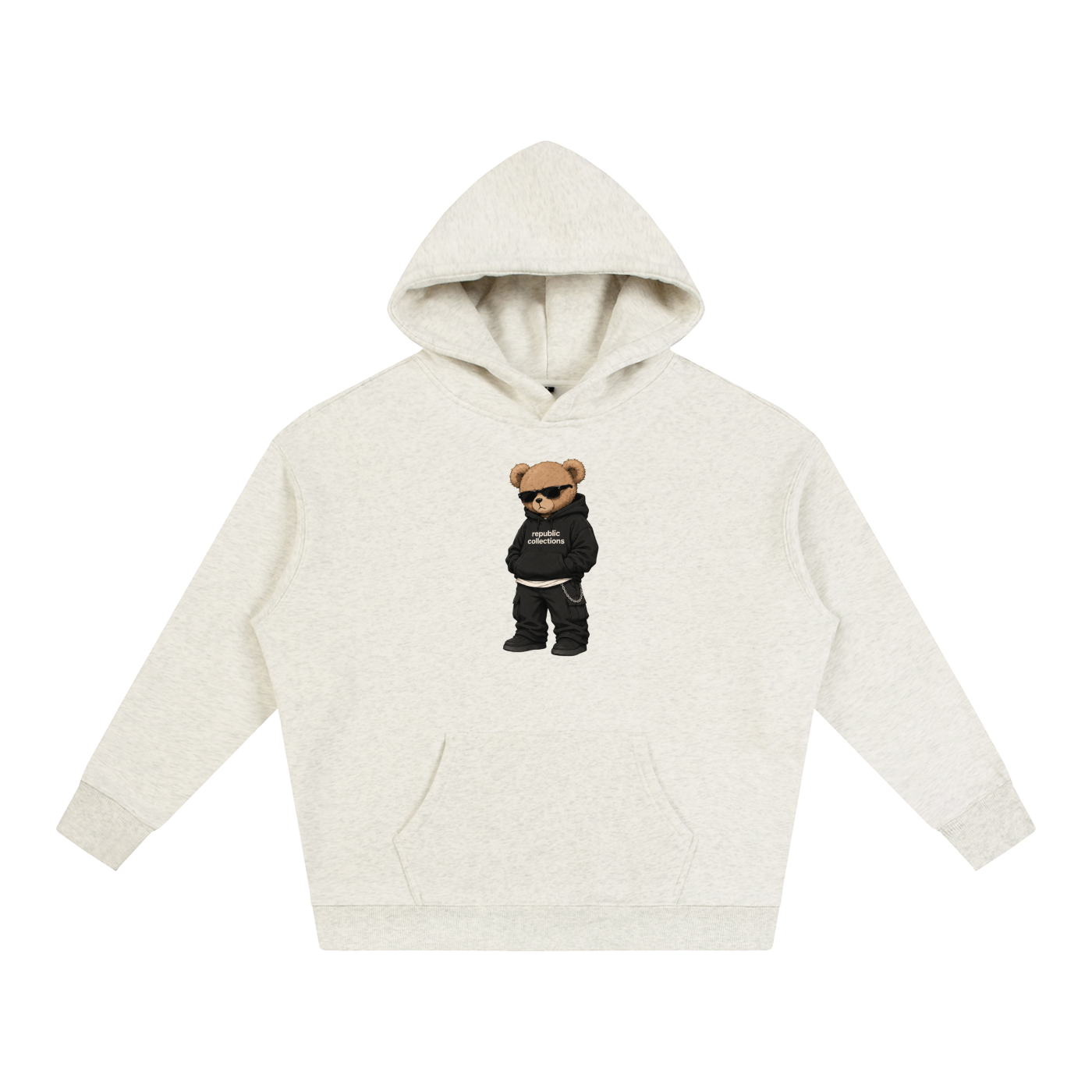 Graphic Bear Oversized Hoodie