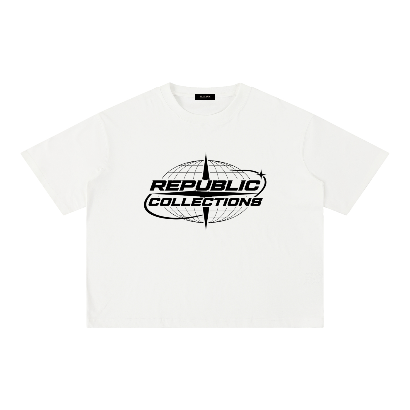 Washed Boxy Graphic Logo Tee