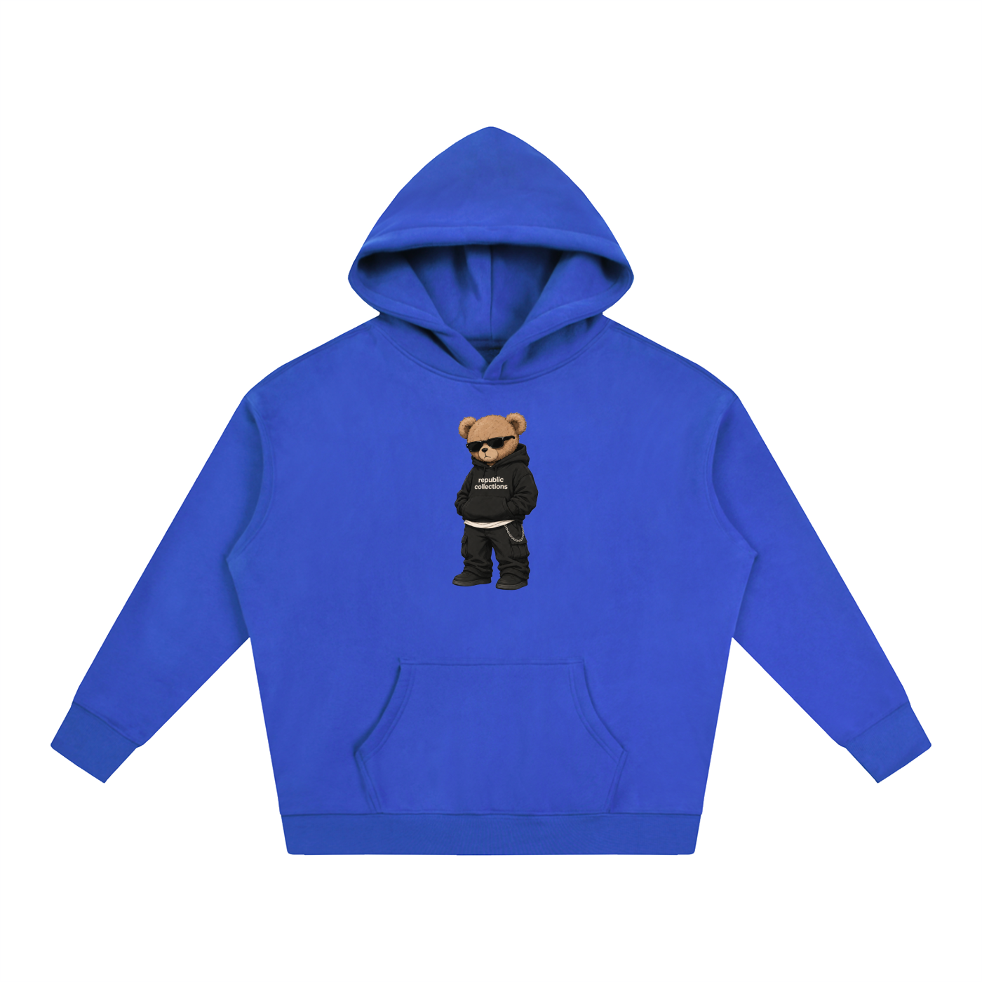 Graphic Bear Oversized Hoodie