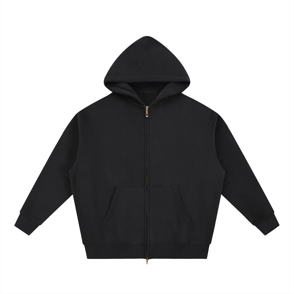 Graphic Back Print Oversized Boxy Hoodie
