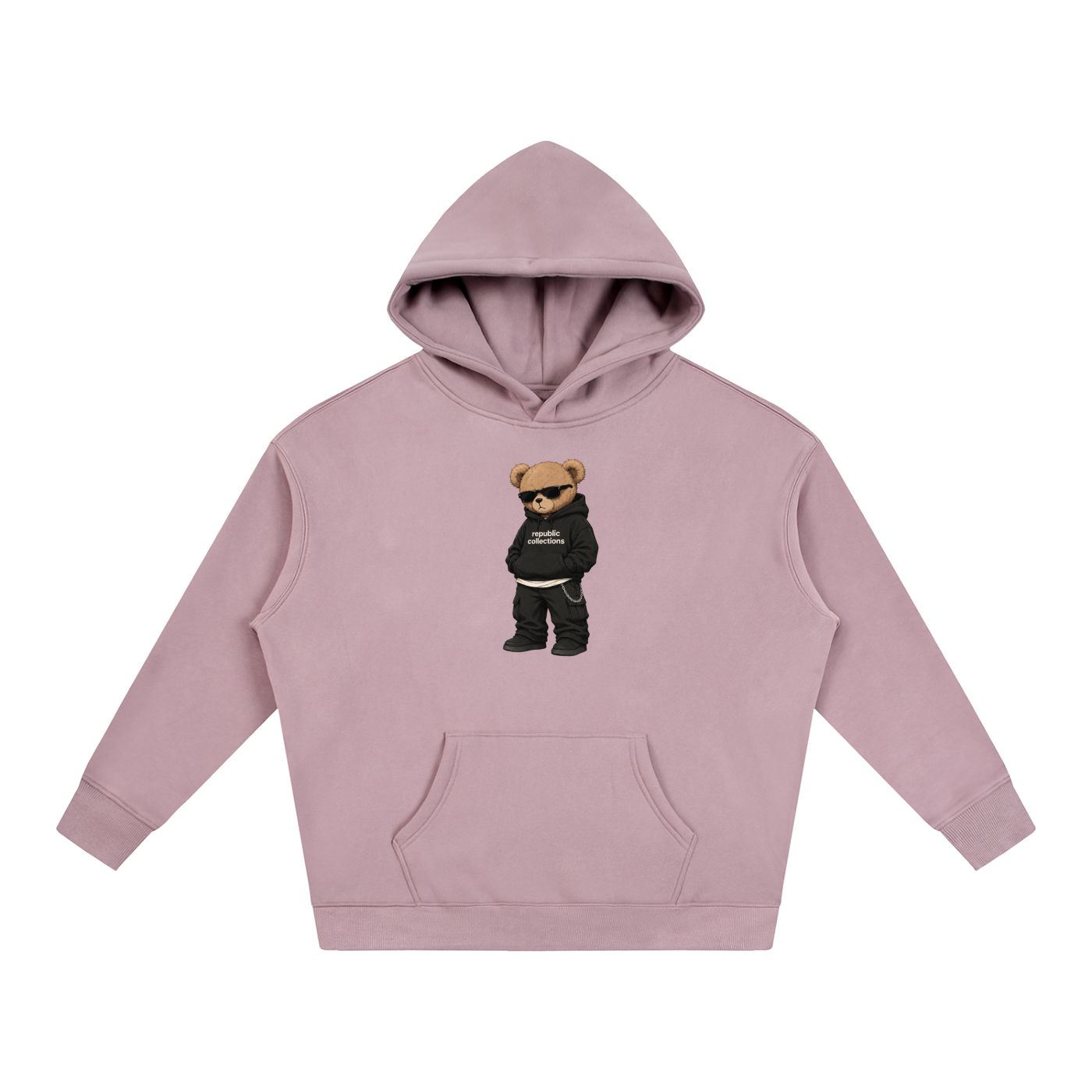 Graphic Bear Oversized Hoodie