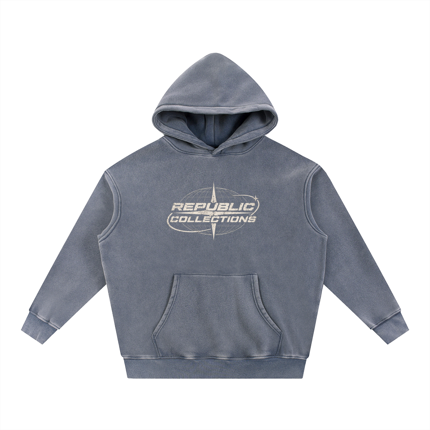Washed Graphic Oversize Hoodie