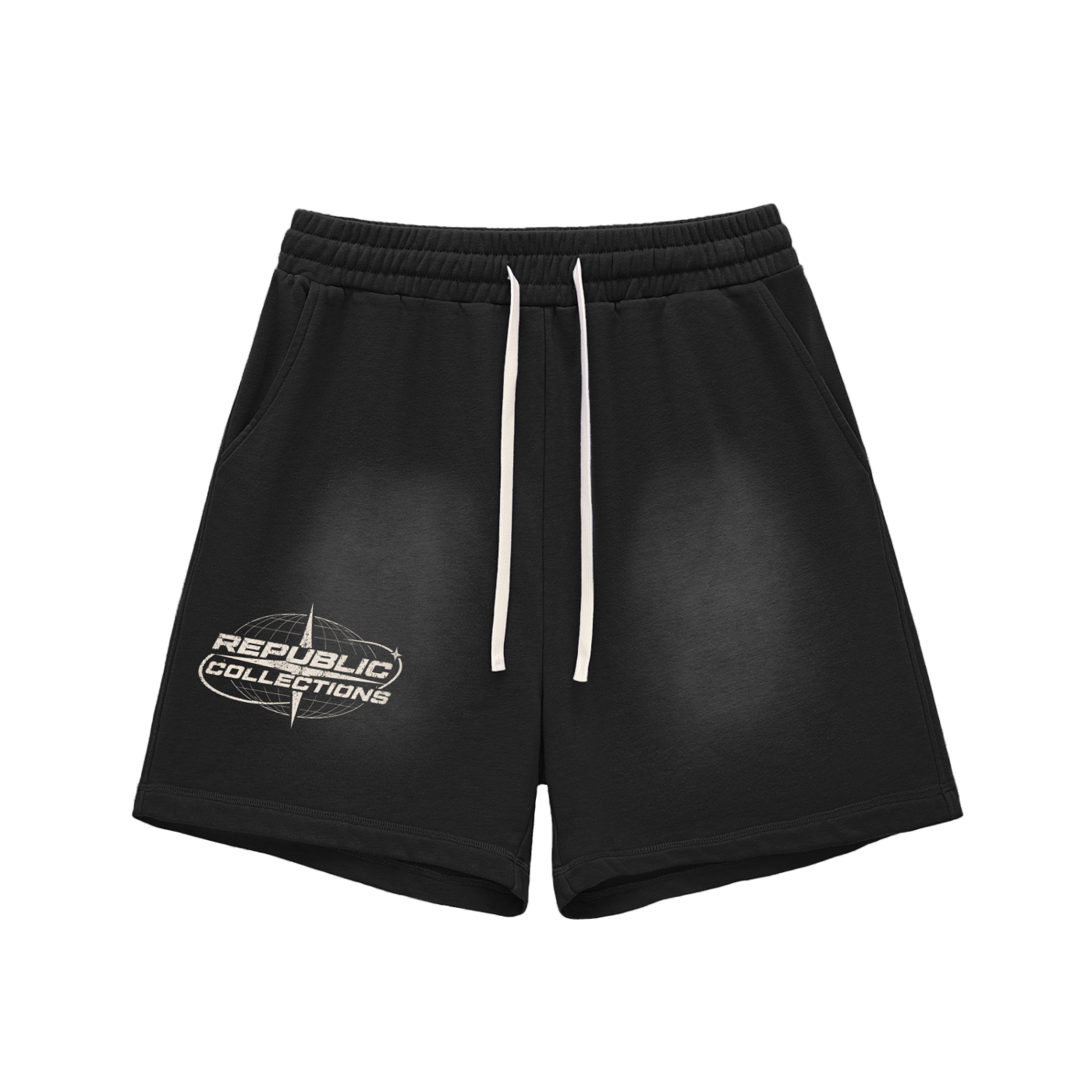 Faded Graphic Shorts
