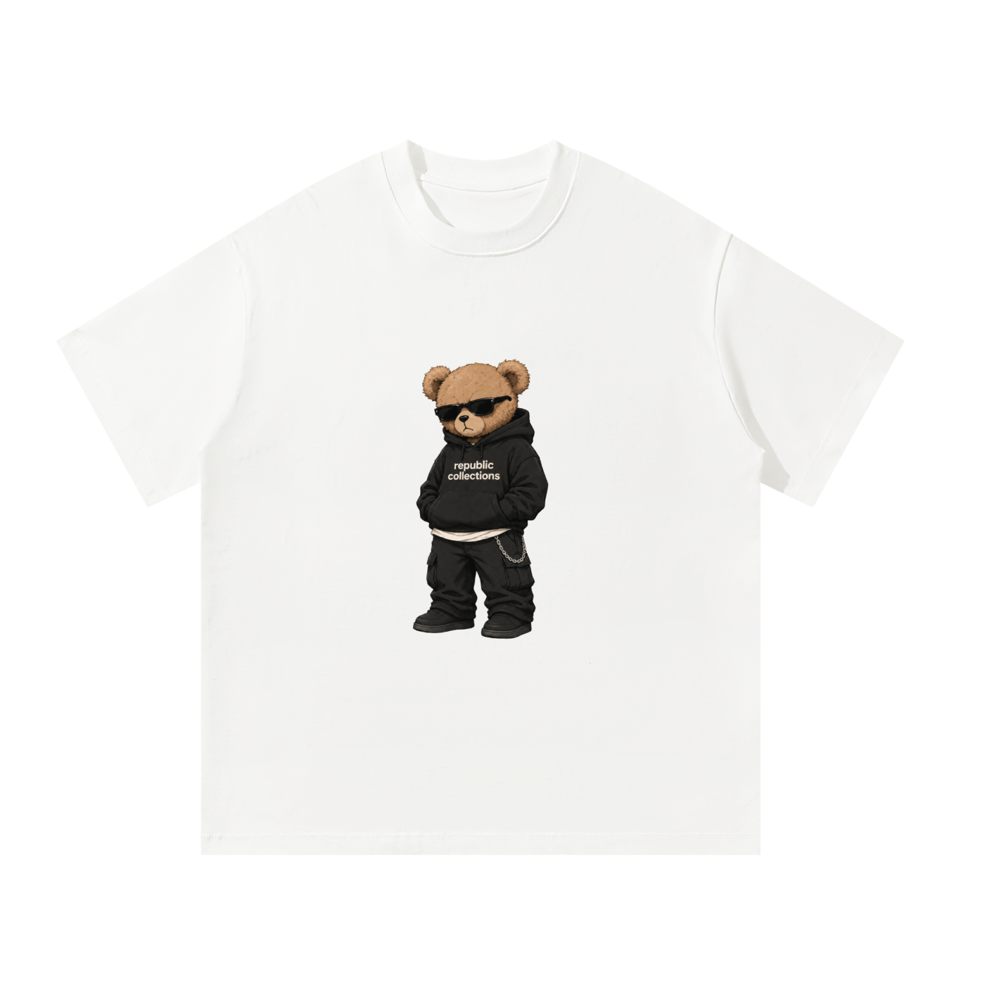 Teddy Bear Graphic Oversized T-Shirt